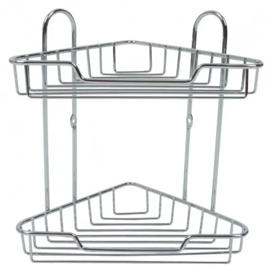 Poliţă colţ pentru baie Axentia Escala (282008)