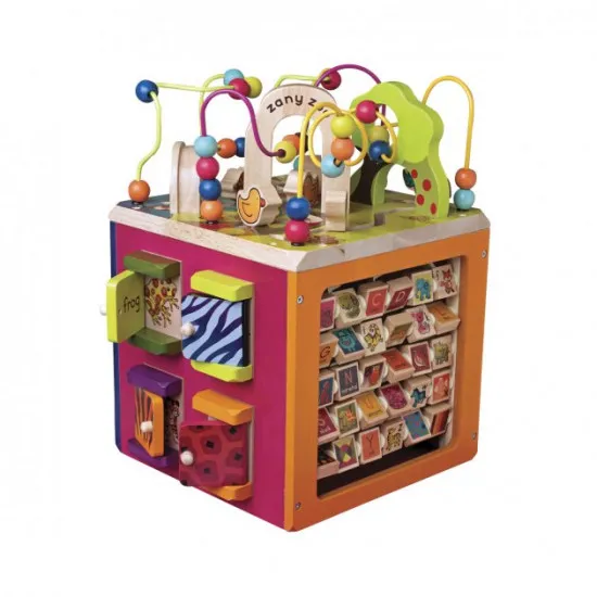 Battat BX1004X Jucarie pentru dezvoltare Zoo-Kub