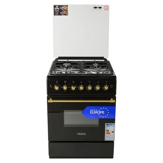 Плита Vesta GC-E6060iCT/RBL/EUR NG (Black)
