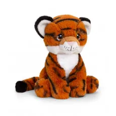 Keel Toys Keeleco SE6230 Jucărie de pluș Tigru, 18 cm Keel Toys Keeleco SE6230 Jucărie de pluș Tigru, 18 cm