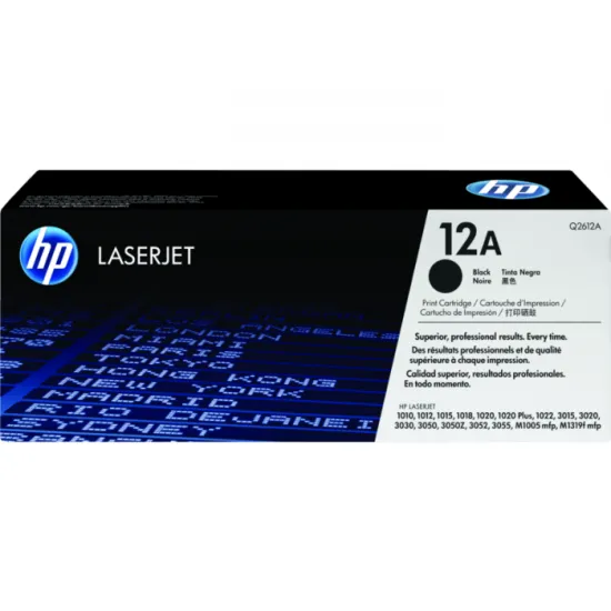 Cartuș original HP Q2612A Black