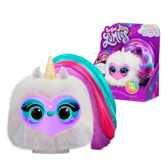 Pomsies 02248-D Jucarie interactiva Lumies Unicornul Dazzle Gogo