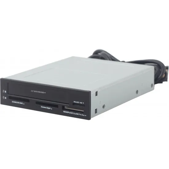 Сititor de carduri intern Gembird FDI2-ALLIN1-03 Black