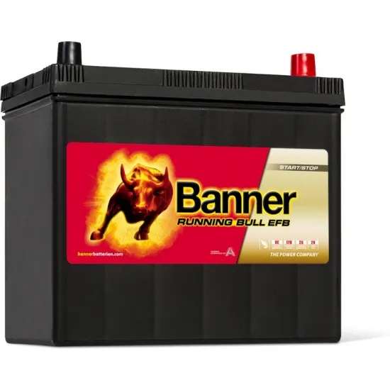 Аккумулятор 55 Ач Banner 55 Ah Running Bull EFB (jap.)
