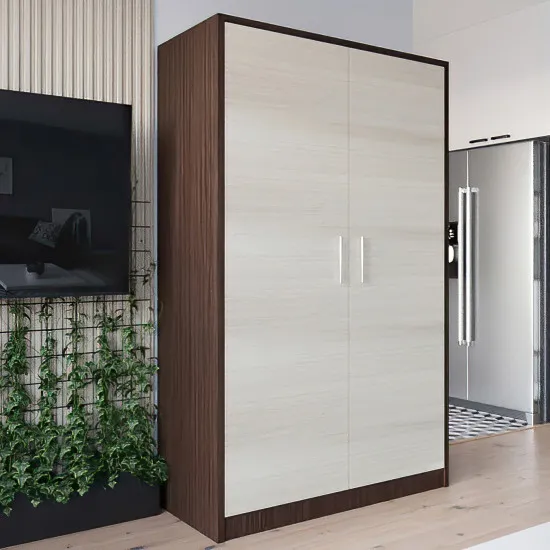 Dulap pentru haine Ш-120 (120 cm), Wenge /Chamonix deschis