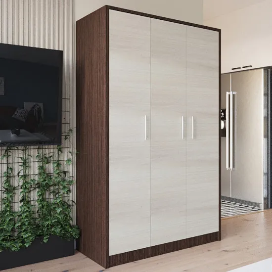 Dulap pentru haine PS S-140 (140 cm), Wenge /Chamonix deschis