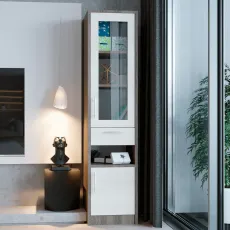 Dulap penal PS P-43(1) sticla (43 cm), Trufel /Chamonix deschis Dulap penal PS P-43(1) sticla (43 cm), Trufel /Chamonix deschis