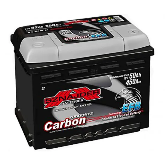 Baterie auto 50 Ah Sznajder 50 Ah CARBON EFB euro