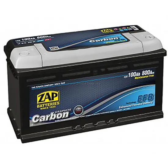 Аккумулятор 100 Ач Zap 100 Ah CARBON EFB