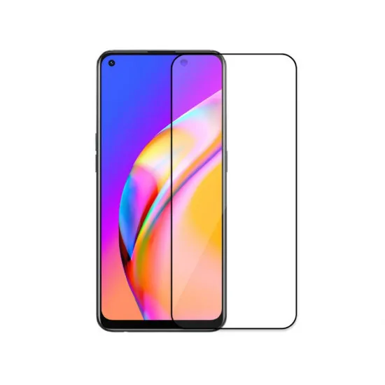 Sticlă de protecție Helmet Diamond Glass 4D Black pentru Oppo Reno 4/5 Lite