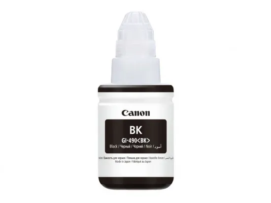 ЧеÑ?нила Canon GI-490Bk Black