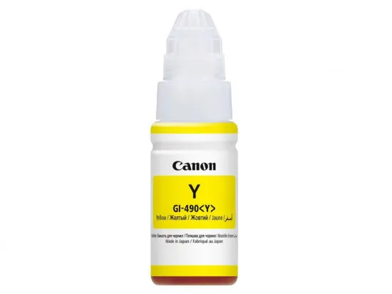 Чернила Canon GI-490Y Yellow Оригинальные
