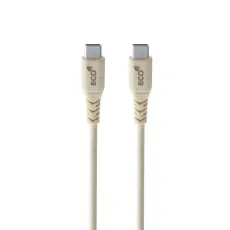 Кабель Cellularline USB Type-C/USB Type-C, Beige (Become Eco Cable)