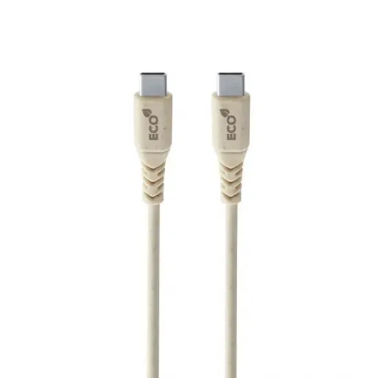 Кабель Cellularline USB Type-C/USB Type-C, Beige (Become Eco Cable)