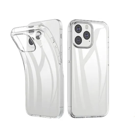 Husă Helmet Soft Clear pentru iPhone 13 Pro, Transparent