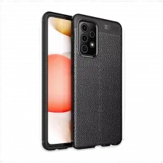 Husă Xcover Leather pentru Samsung Galaxy A72, Black