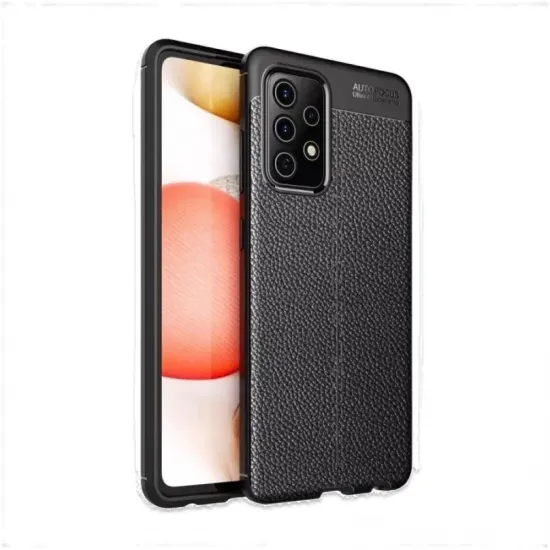 Husă Xcover Leather pentru Samsung Galaxy A72, Black