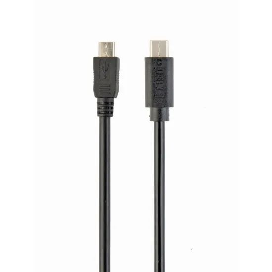 Cablu Cablexpert USB 2.0 Micro/USB Type-C, Black (CCP-USB2-mBMCM-1M)