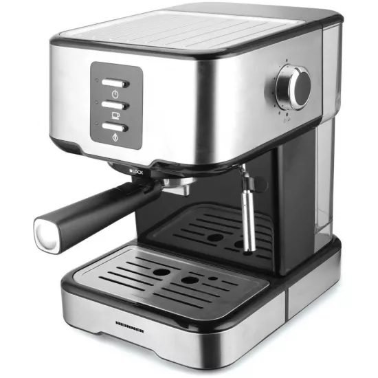 Кофеварка эспрессо Heinner HEM850IXBK, Inox