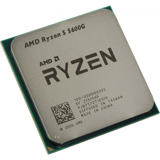 Процессор AMD Ryzen 5 5600G Tray (3.9 ГГц-4.4 ГГц/16 MB/AM4)