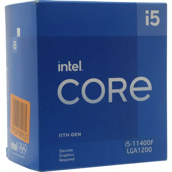 Процессор Intel Core i5 11400F Box (2.6 ГГц-4.4 ГГц/12 MB/LGA1200)