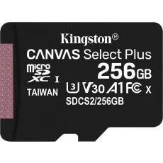 Карта памяти microSDXC 256 ГБ Kingston Canvas Select Plus (SDCS2/256GB)