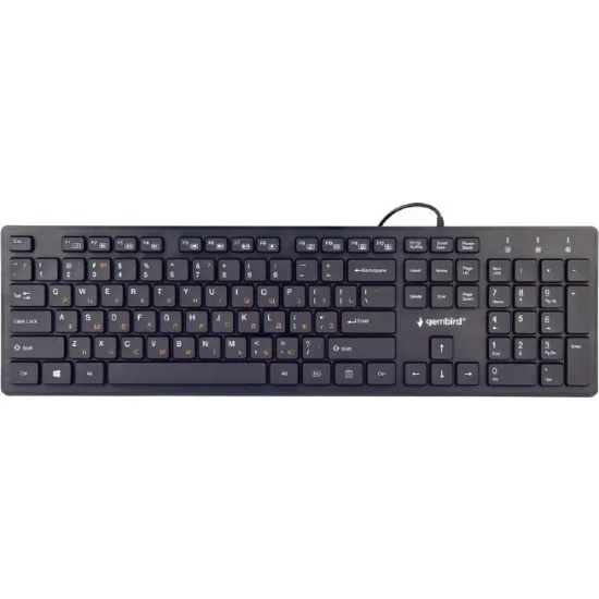 Tastatură cu fir Gembird KB-MCH-03-RU Black