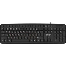 Клавиатура проводная Sven KB-S230 Black Клавиатура проводная Sven KB-S230 Black