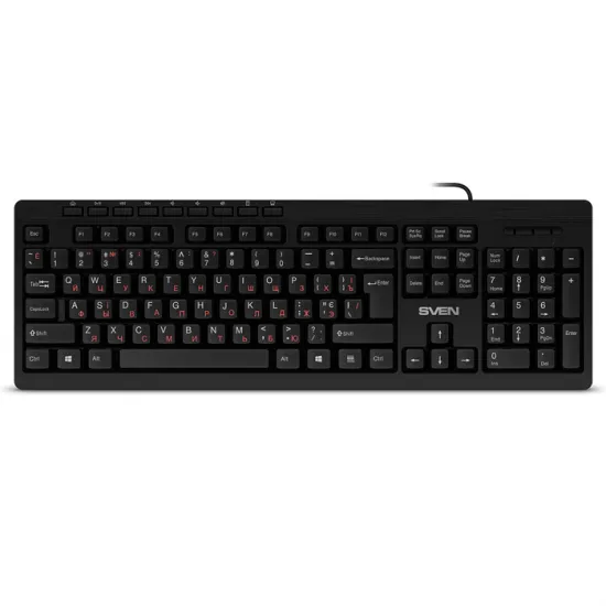Tastatură cu fir Sven KB-C3010 Black