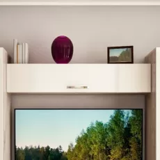 Полка Bafimob МX-150 (150 см) верхнее открывание, Дуб Кортон/Белый Полка Bafimob МX-150 (150 см) верхнее открывание, Дуб Кортон/Белый