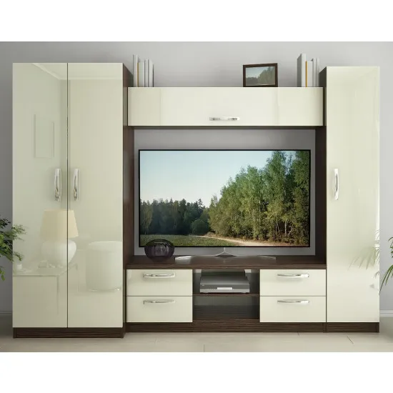 Living Bafimob Елена Х Мини (270 cm), Mokka/Bianco-bej Luciu