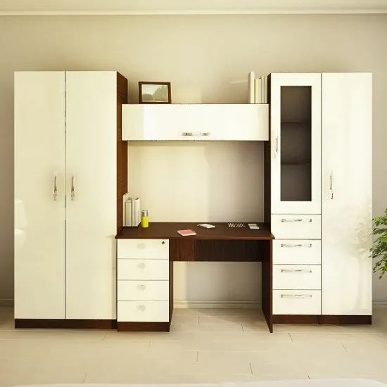 Living Bafimob Iliusa X Maxi (280 cm), Mokka/Bianco-bej Luciu