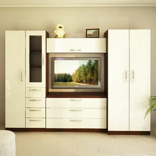 Living Bafimob Алла Х Мини (280 cm), Mokka/Bianco-bej Luciu