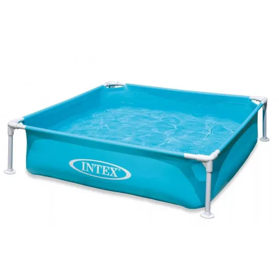 Piscină cu cadru pentru copii Intex Mini Frame 57173, 122х122х30 cm, 337 l, de la 2 ani