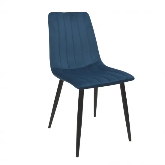 Scaun Decoprim DC-90P, N63 Dark Blue+Black legs