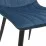 Scaun Decoprim DC-90P, N63 Dark Blue+Black legs