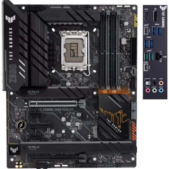 Матплата Asus TUF GAMING Z690-PLUS D4 (LGA1700/Intel Z690)