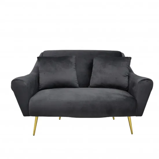 Диван прямой Decoprim Gloriosa 2,, Black