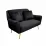 Диван прямой Decoprim Gloriosa 2,, Black