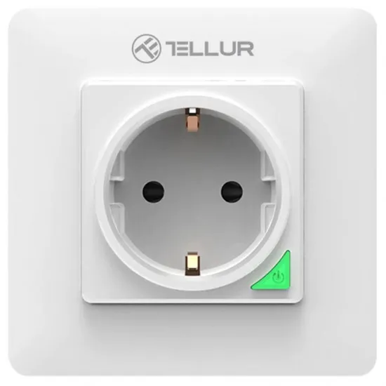 Розетка умная в стену Tellur TLL331321 White