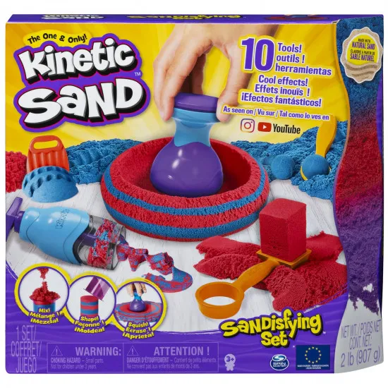 Kinetic Sand 6061654 Набор для лепки Кинетический песок SANDisfactory