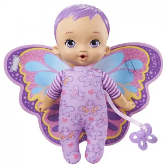 Mattel My Garden Baby HBH39 Пупс Фиолетовые крылышки