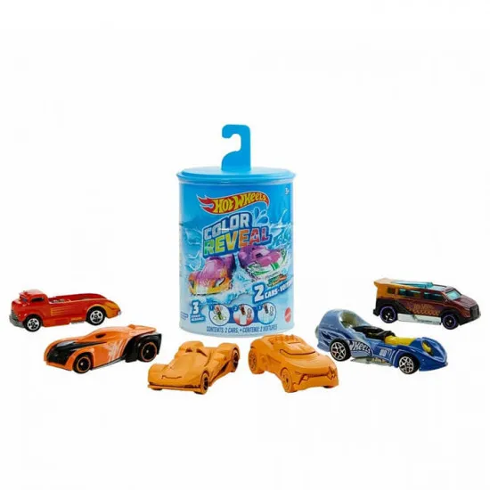 Mattel Hot Wheels GYP13 Набор из 2-х машинок Цветное перевоплощение