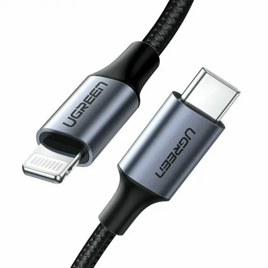 Cablu Ugreen USB Type-C/Lighting, Black