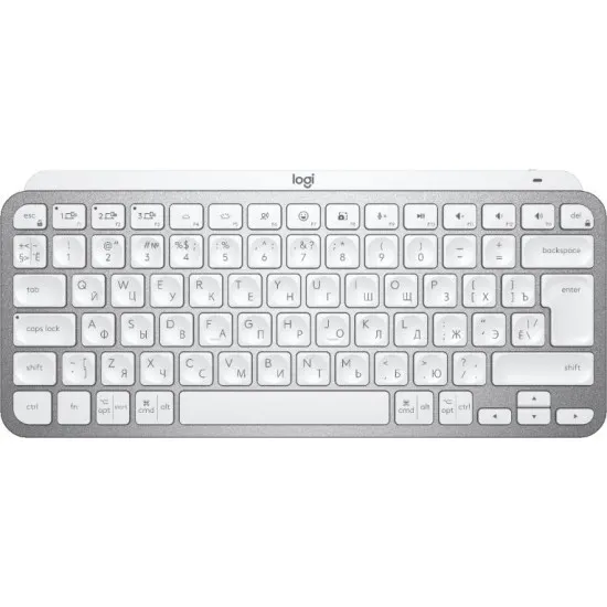 Клавиатура беспроводная Logitech MX Keys Mini Pale Grey