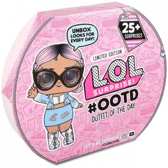 L.O.L. Surprise! 576037 Advent Calendar cu păpușă Travel Outfit of the Day
