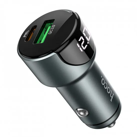 Ã?ncÄ?rcÄ?tor auto Hoco Z42 Light Road 5 W, Gray