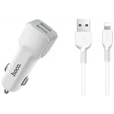 Автомобильное зарядное устройство Hoco Z23 Grand Style 5 Вт, White (Lightning) Автомобильное зарядное устройство Hoco Z23 Grand Style 5 Вт, White (Lightning)