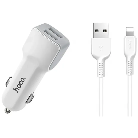Ã?ncÄ?rcÄ?tor auto Hoco Z23 Grand Style 5 W, White (Lightning)