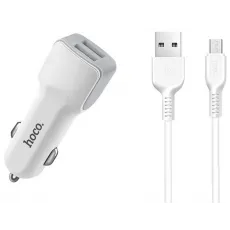 Автомобильное зарядное устройство Hoco Z23 Grand Style 5 Вт, White (Micro USB) Автомобильное зарядное устройство Hoco Z23 Grand Style 5 Вт, White (Micro USB)